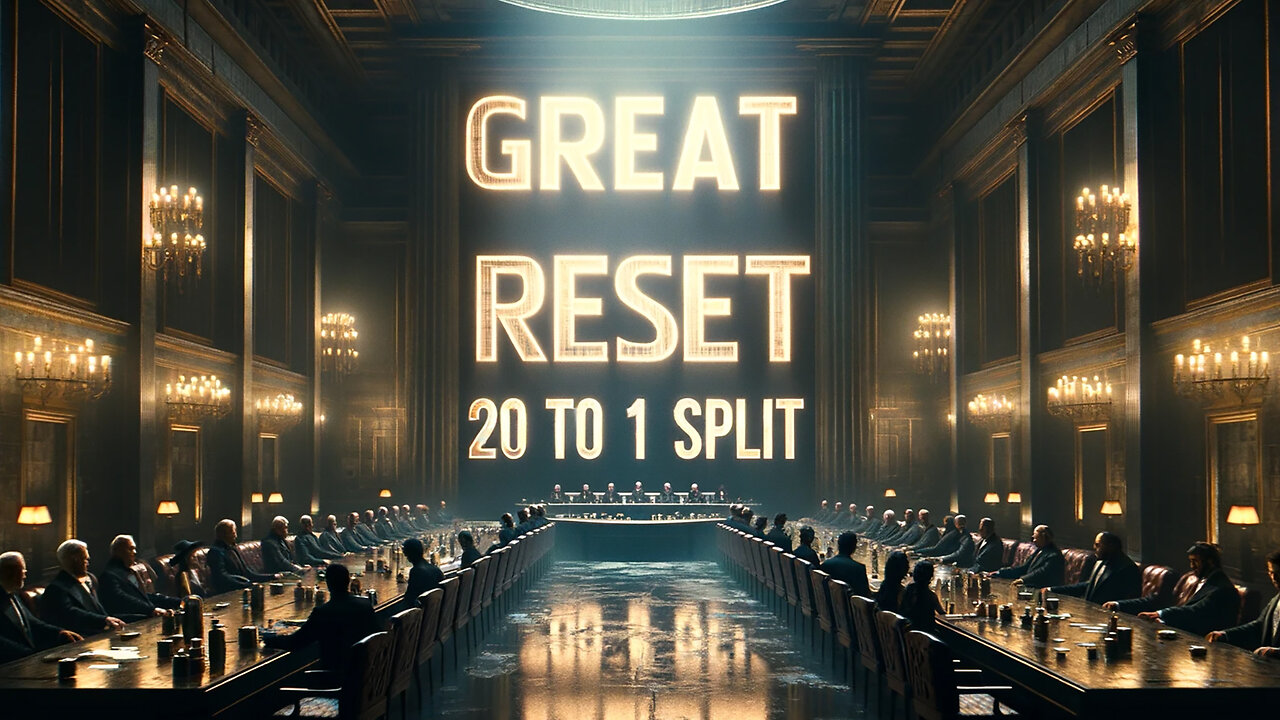 🌐The Great Reset is a 20 to 1 split for the Global Economy - The Great Scam🌐