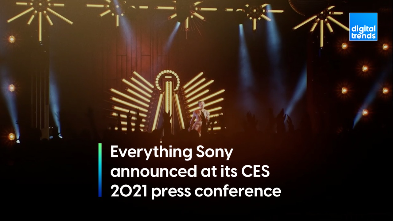 Everything Sony announced at its CES 2021 press conference