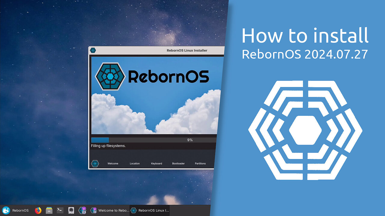 How to install RebornOS 2024.07.27