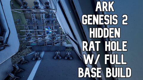 Ark Genesis Part 2 Hidden Rathole w/ Full Base Build