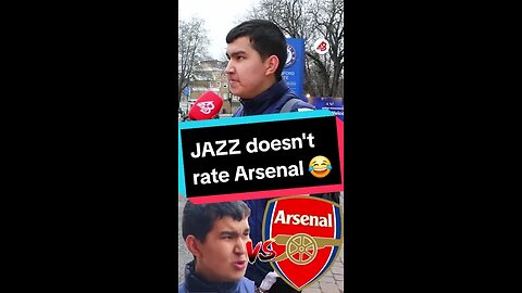 Viral JAZZ doesnt rate ARSENAL 😂