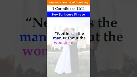 1 Corinthians 11:11 | Key Phrase