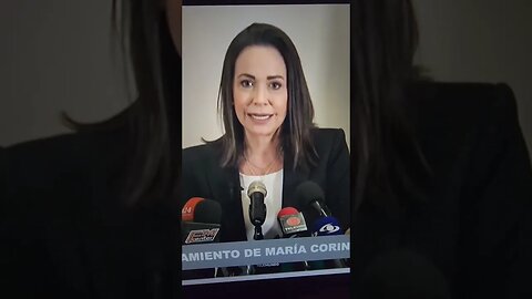 MARÍA CORINA MACHADO ASEGURA QUE NO SERÁ MADURO QUIEN ESCOJA EL CANDIDATO OPOSITOR