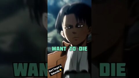 Levi Ackerman Once Said #shorts #anime #attackontitan