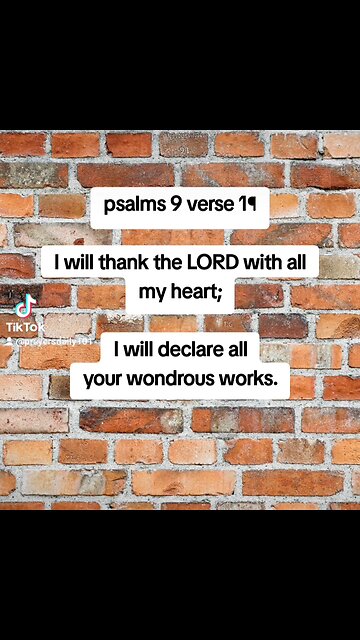 psalms 9 verse 1