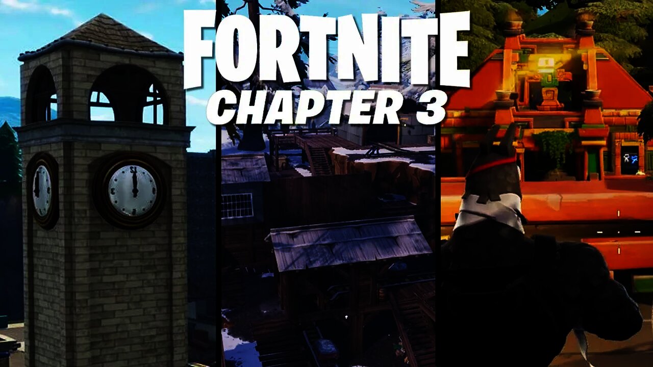 Fortnite Chapter 1 Locations in Chapter 3...