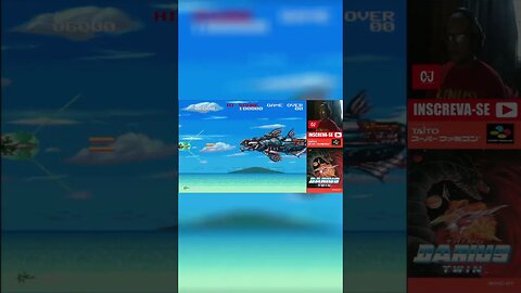 Detonando um dos capangas do Vilão Belser em Darius Twin (SNES) #shorts