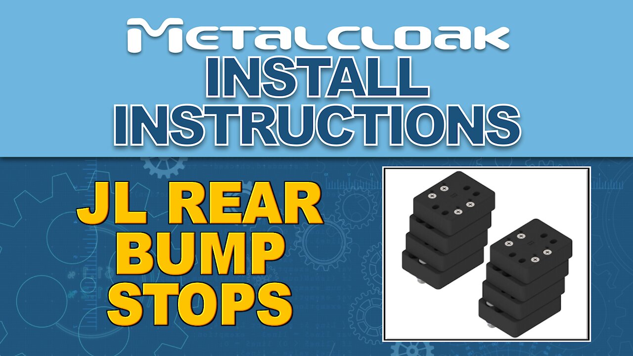 How to Install: JL Wrangler Rear Adjustable Bump Stops