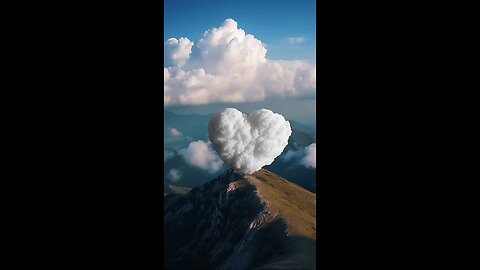 Look at Even the clouds are in the shape of loving you🤍