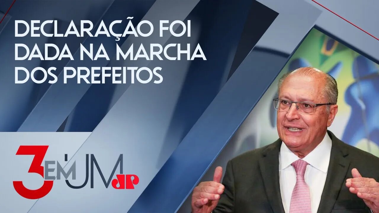 Alckmin diz que Reforma Tributária vai trazer eficiência econômica