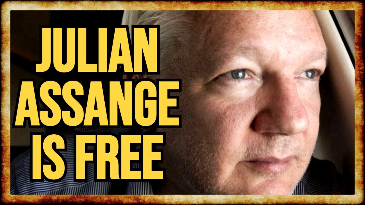 Julian Assange a FREE MAN After Accepting Plea Deal