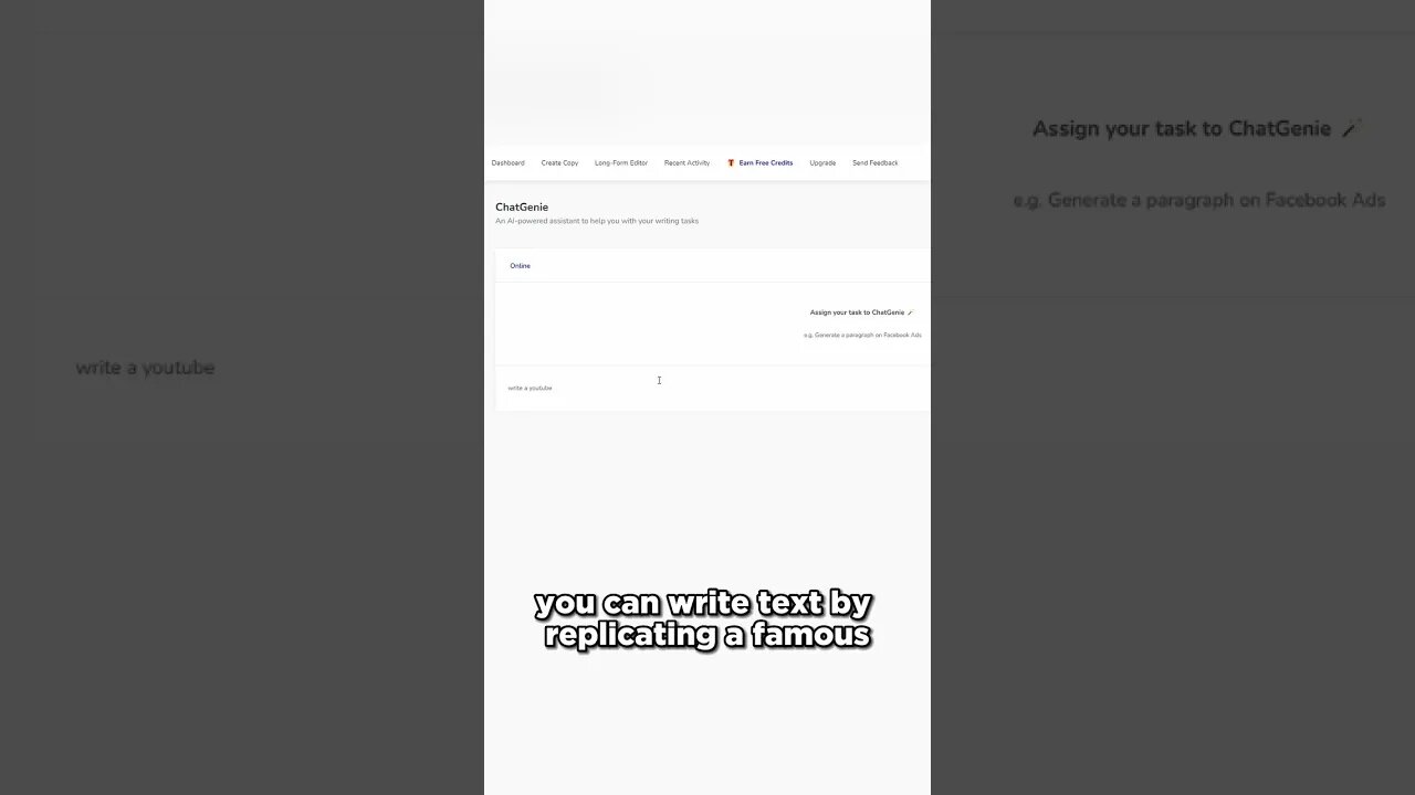 Write Smarter with ChatGenie: Your AI Writing Assistant #shorts