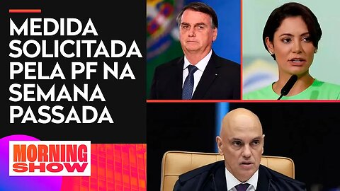 Moraes autoriza quebra de sigilo bancário de Bolsonaro e Michelle