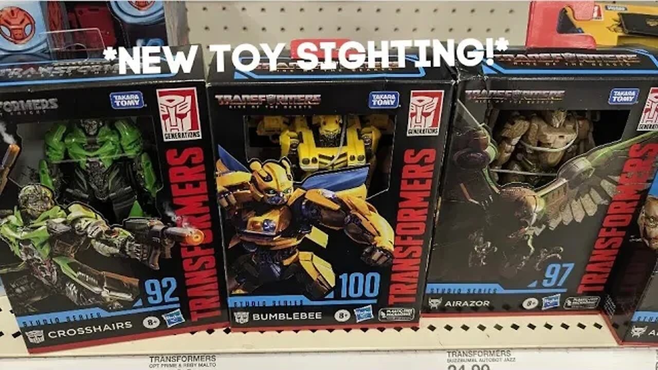 Transformer Rise of The Beasts SS Deluxe Airazor & Bumblebee, Hot Rod & Crosshairs New Toy Sighting