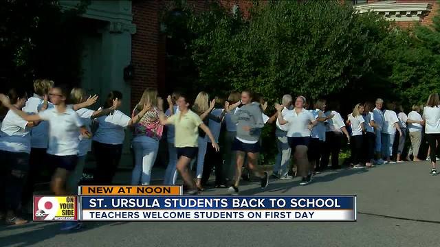 St. Ursula students back to school