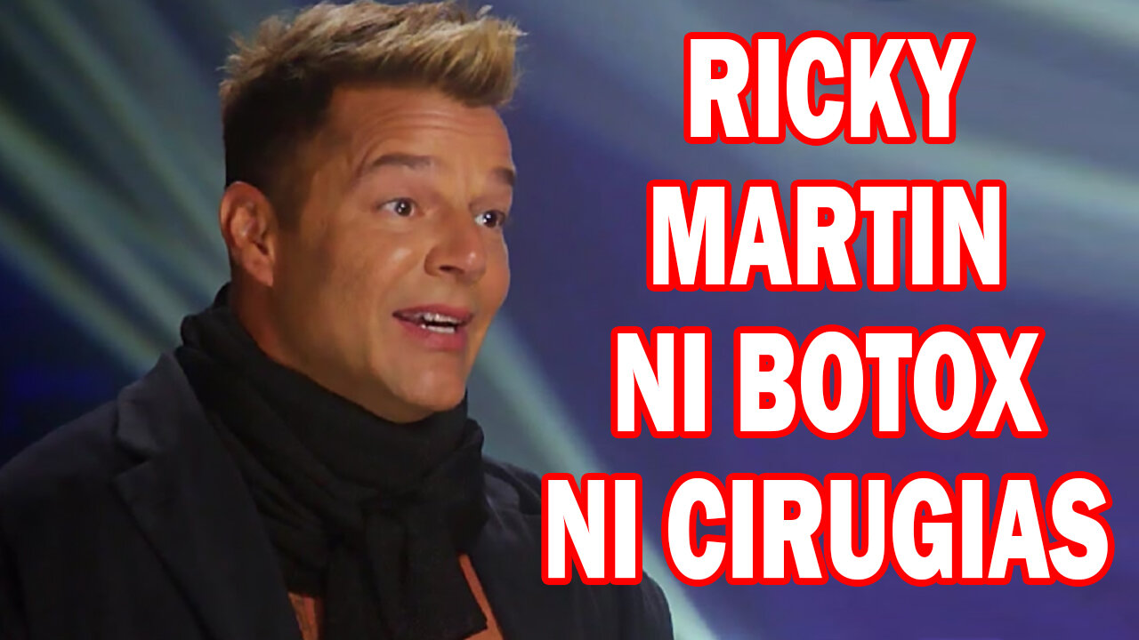 💣 💣 NOTICIA BOMBA Ultima Hora RICKY MARTIN ni BOTOX ni CIRUGIAS (Primicia Exclusiva) 💣 💣