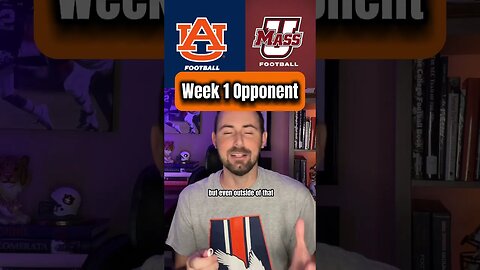 Auburn vs. UMass Game Week | Opening Thoughts | #auburn #auburnfootball #collegefootball