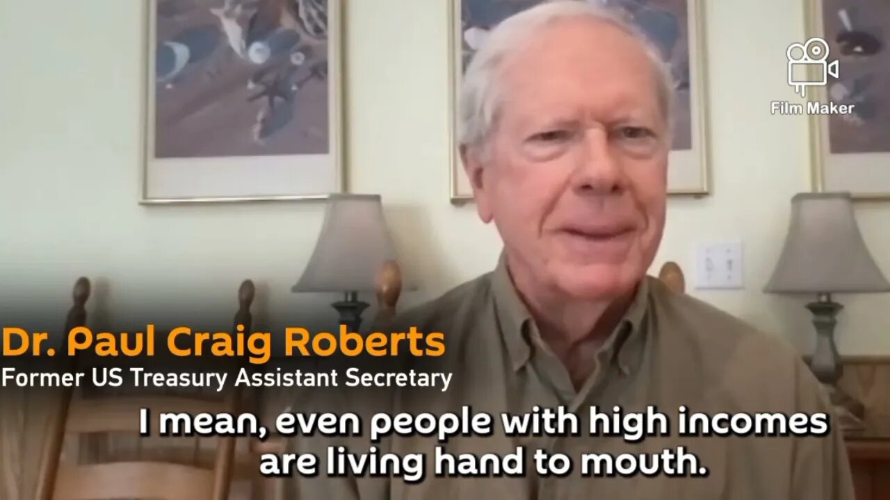 Americans living hand to mouth, recession & end of US Dollar - Dr. Paul Craig Roberts