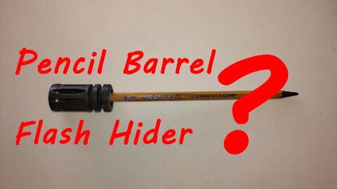 RDB Zero - Pencil Barrel vs Medium Barrel. With and Without Flash Hider by Bullet Weight