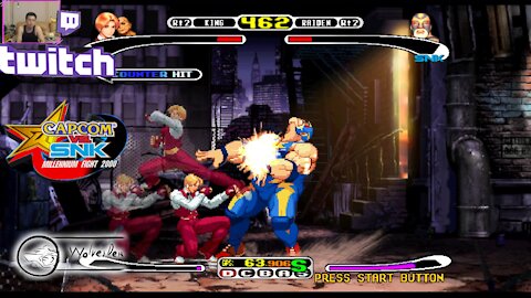 (DC) CAPCOM Vs SNK - Millennium Fight 2000 - playing for fun 30th round