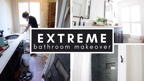 Giving An OLD Bathroom NEW LIFE! [Bathroom Makeover]