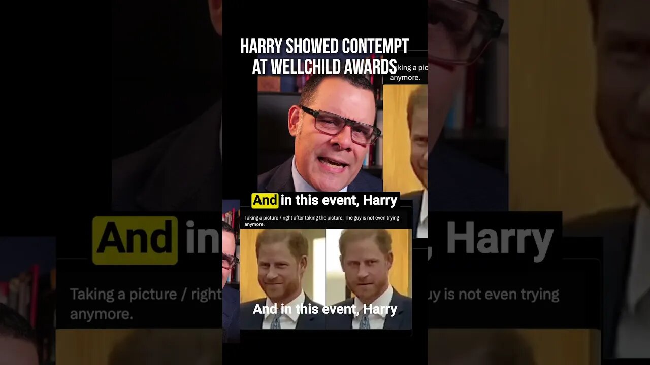 Harry showed CONTEMPT at Wellchild Awards!