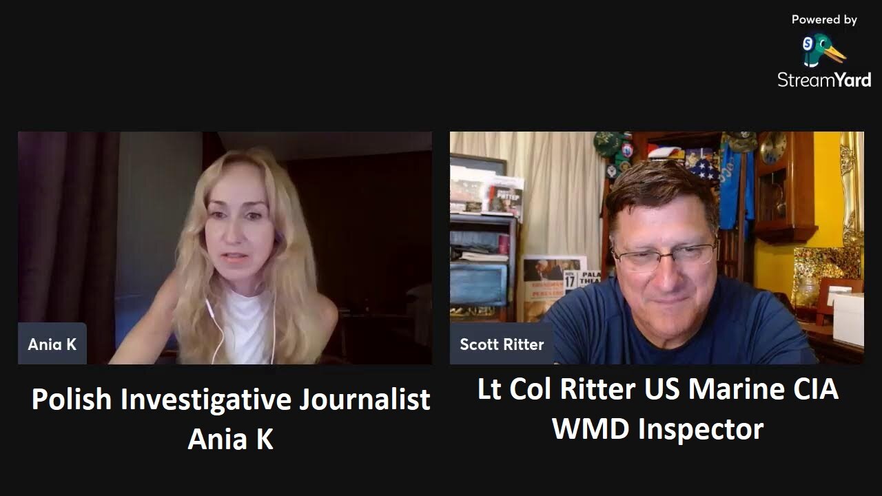 Polish Journalist Ania K w/ Lt Col Ritter Talk FORMER UKRAINE, BELARUS, POLAND, WOKE NATO (UPDATE)