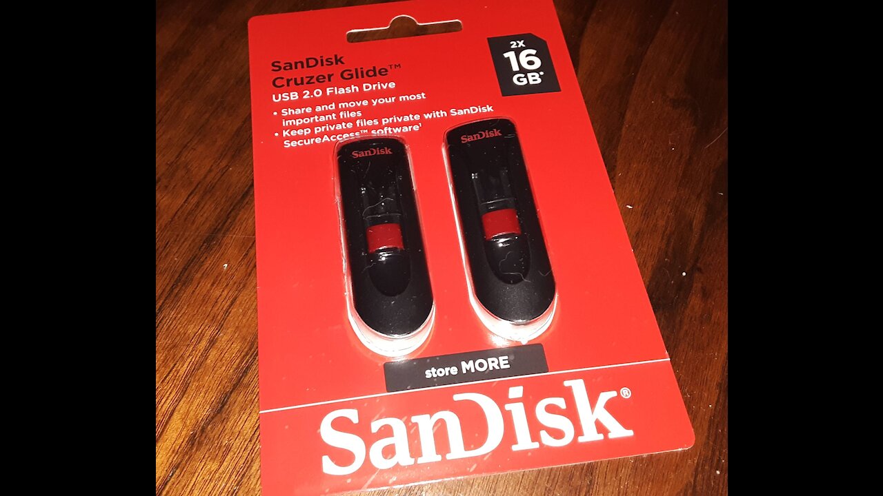 SanDisk 16GB USB Thumb Drive Quick Review