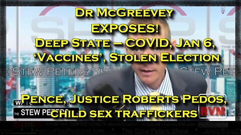 2021 JUN 23 Dr McGreevey Corroborates LW Transcripts, Pence, Roberts Pedos, child sex traffickers