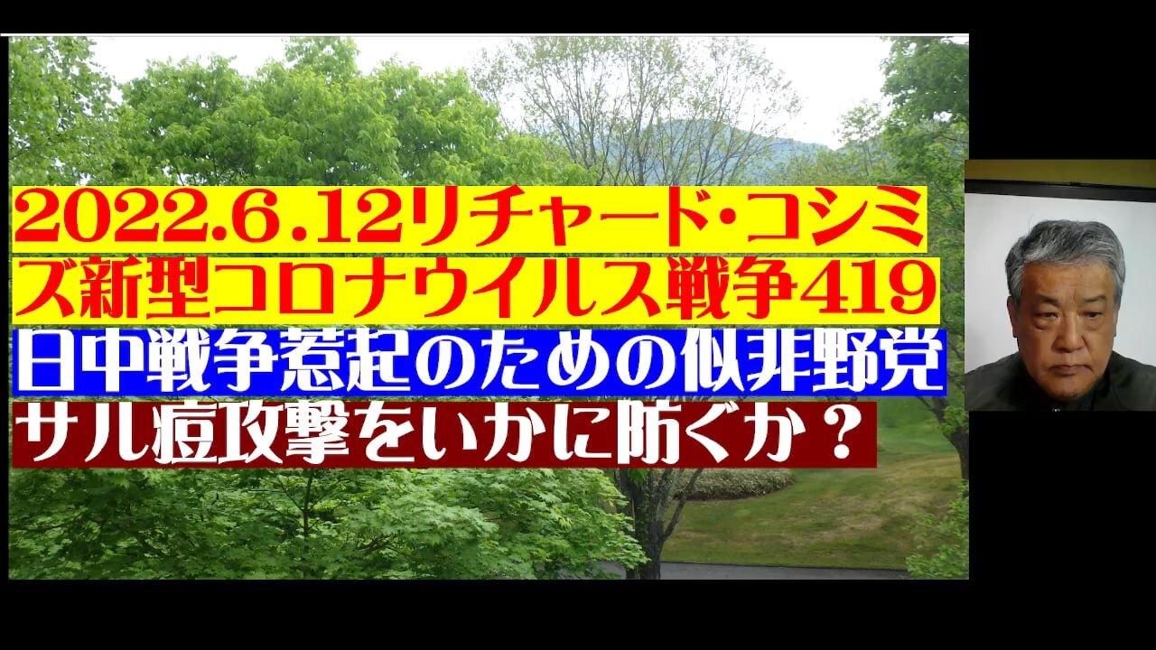 2022.06.12 リチャード・コシミズ新型コロナウイルス戦争４１９