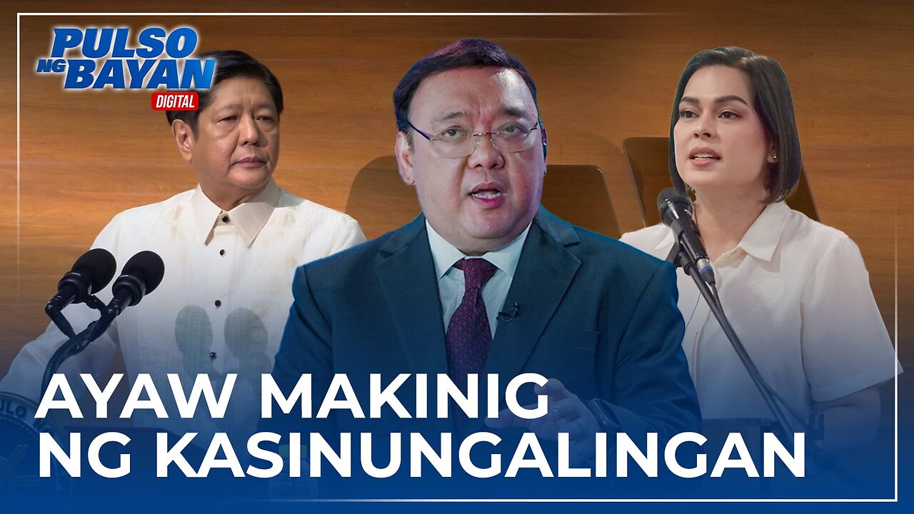 VP Sara, mas minabuting maging designated survivor kaysa makinig ng kasinungalingan —Atty. Roque