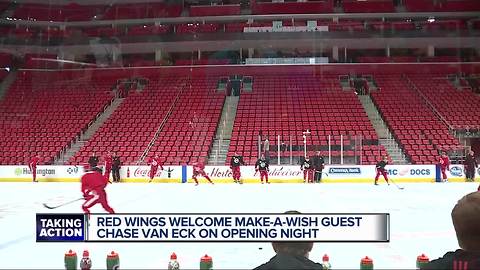 Red Wings home opener at Little Caesars Arena