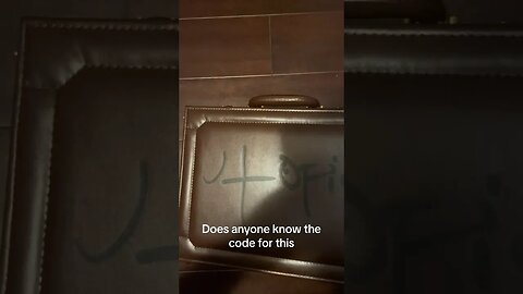 Does anyone know the code to the #travisscott #utopia suitcase ? 🧳