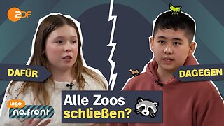 Zoos – Artenschutz oder Tiergefängnis? | logo! no.front | Schüler-Debatte