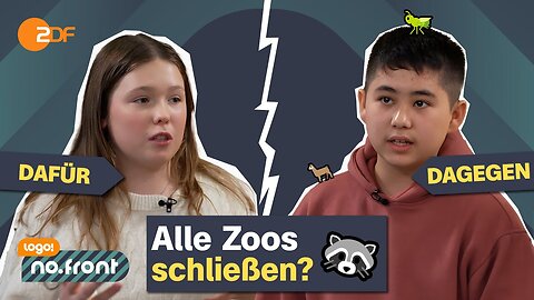 Zoos – Artenschutz oder Tiergefängnis? | logo! no.front | Schüler-Debatte