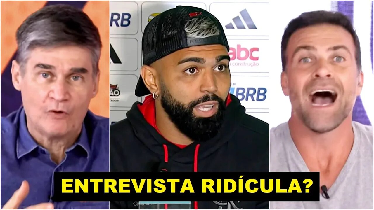 "COMO é que o Gabigol FALA ISSO??? É CARA DE PAU!" OLHA a ENTREVISTA após EXPULSÃO no Flamengo!