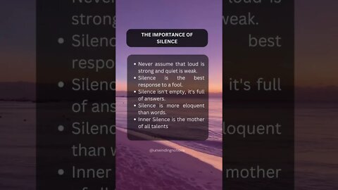 Silence is a power! #silence #positivity #opentalk #openmindedness #personalitydevelopment #woman