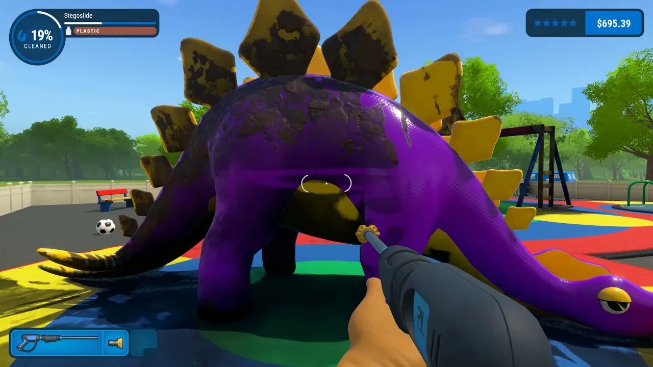 The Filthy Playground - A Very Progressive Cleaning Process - Power Wash Simulator