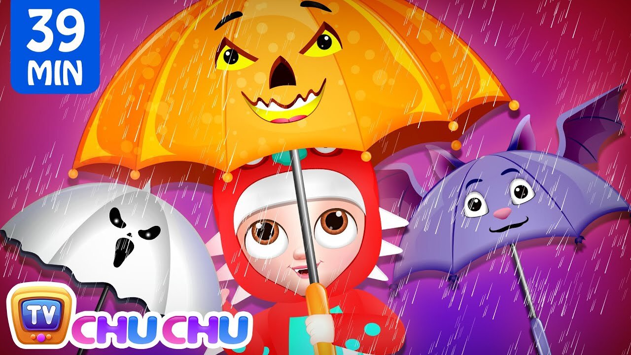 Rain Rain Go away Halloween Song with Ba