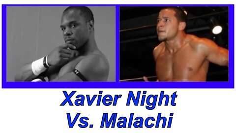 CWA CRUISERWEIGHT Championship Match: XAVIER NIGHT VS. MALACHI