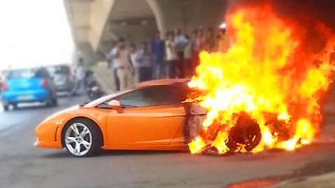 kid destroys $250,000 car! MUST WATCH!!!