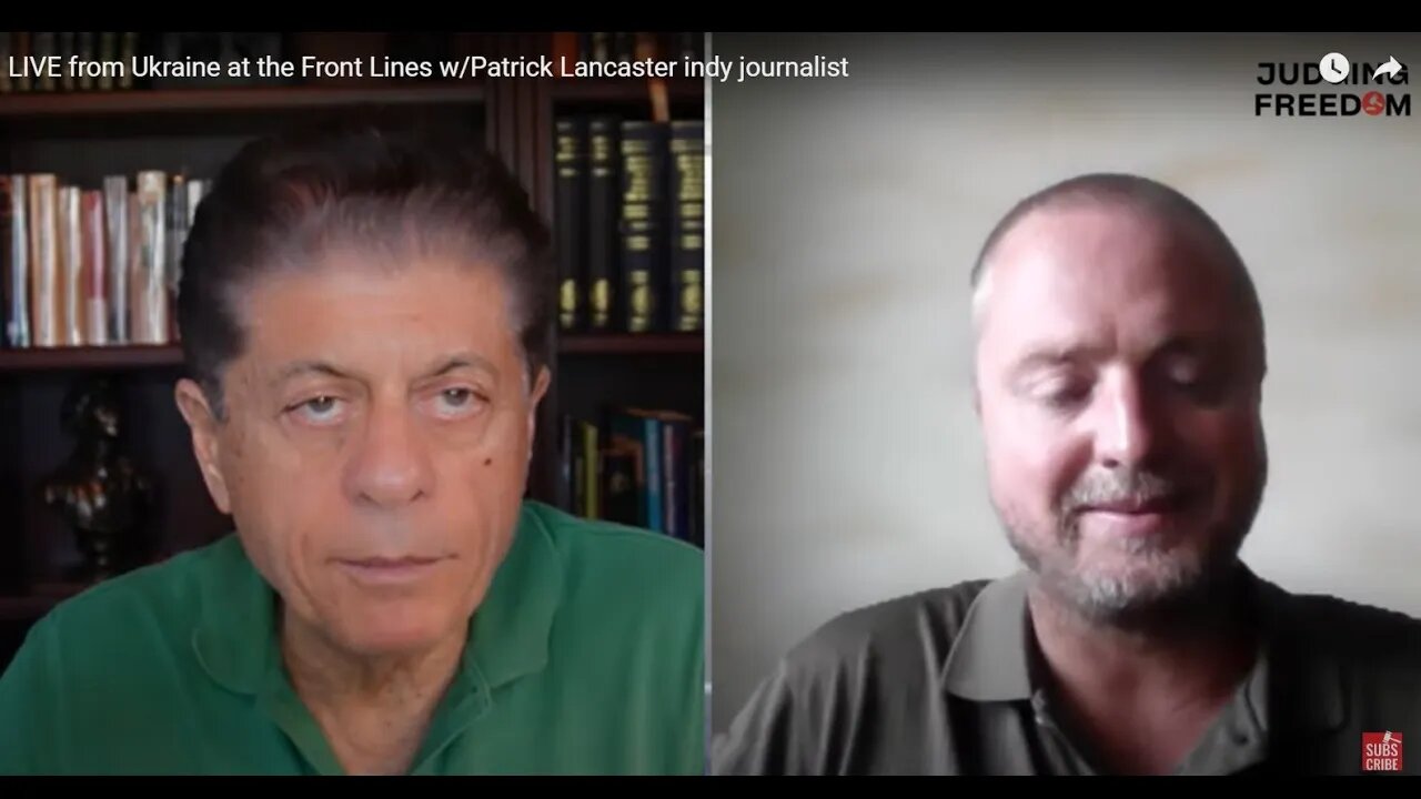 LIVE from Ukraine at the Front Lines w/Patrick Lancaster indy journalist