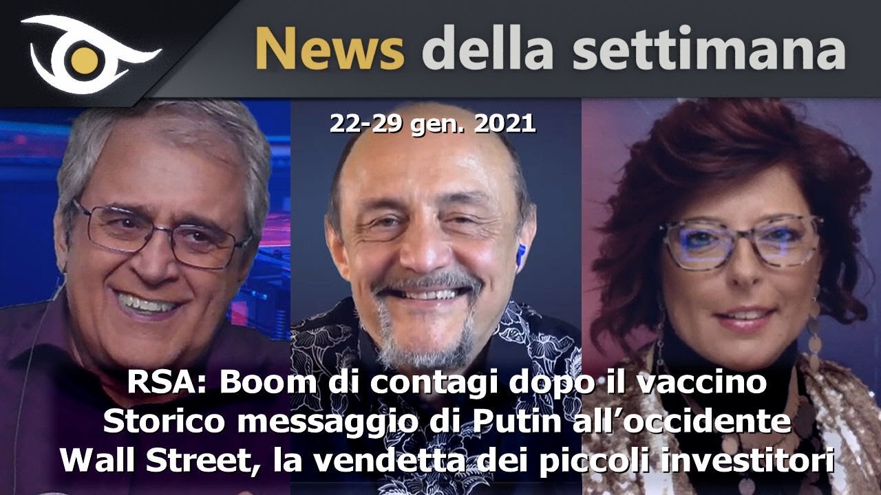 NEWS DELLA SETTIMANA (22-29 gen. 2021)