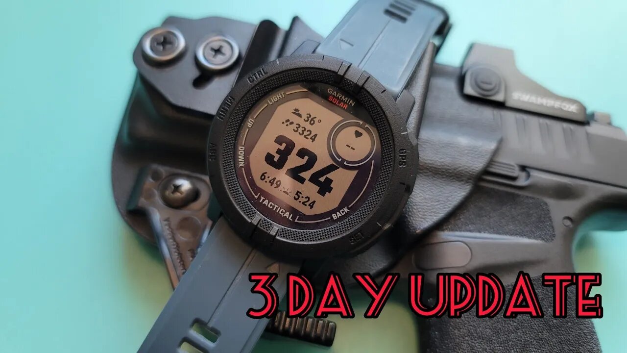 Garmin Solar Instinct 2 Tactical - 3 Day Review