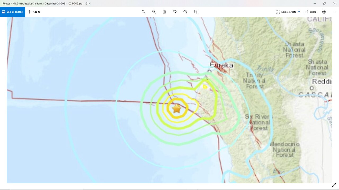 6.2 Quake Off California Coast*CIA Consultant-USA Closer To Civil War*Wildfires*Mass Evacuations*