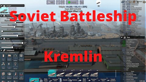 Soviet Battleship Kremlin - Ultimate Admiral: Dreadnoughts