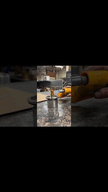 Engine running elevated temperature, fan keeps running - Could be this stuck Thermostat #engine