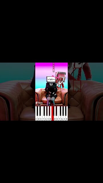 Left or Right? ft. TV Women (@DOM_Studio) Skibidi Toilet Animation - Octave Piano Tutorial