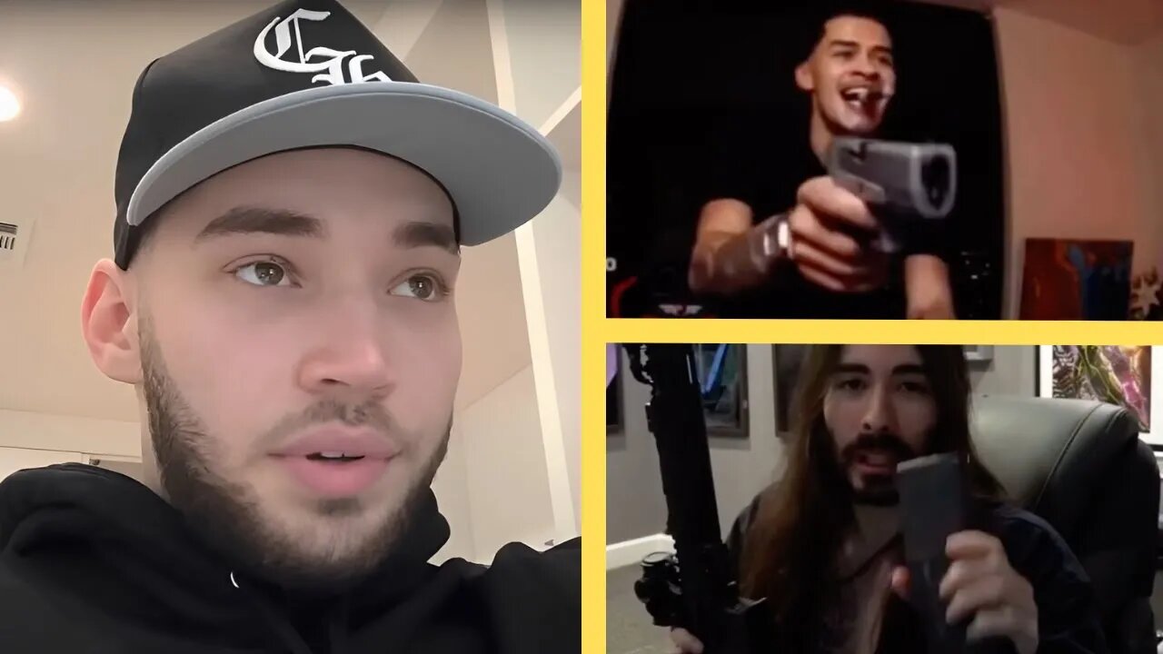 Adin Ross CALLS Charlie (Moist Critical) and SNEAKO Drama *CRAZY REACTION*