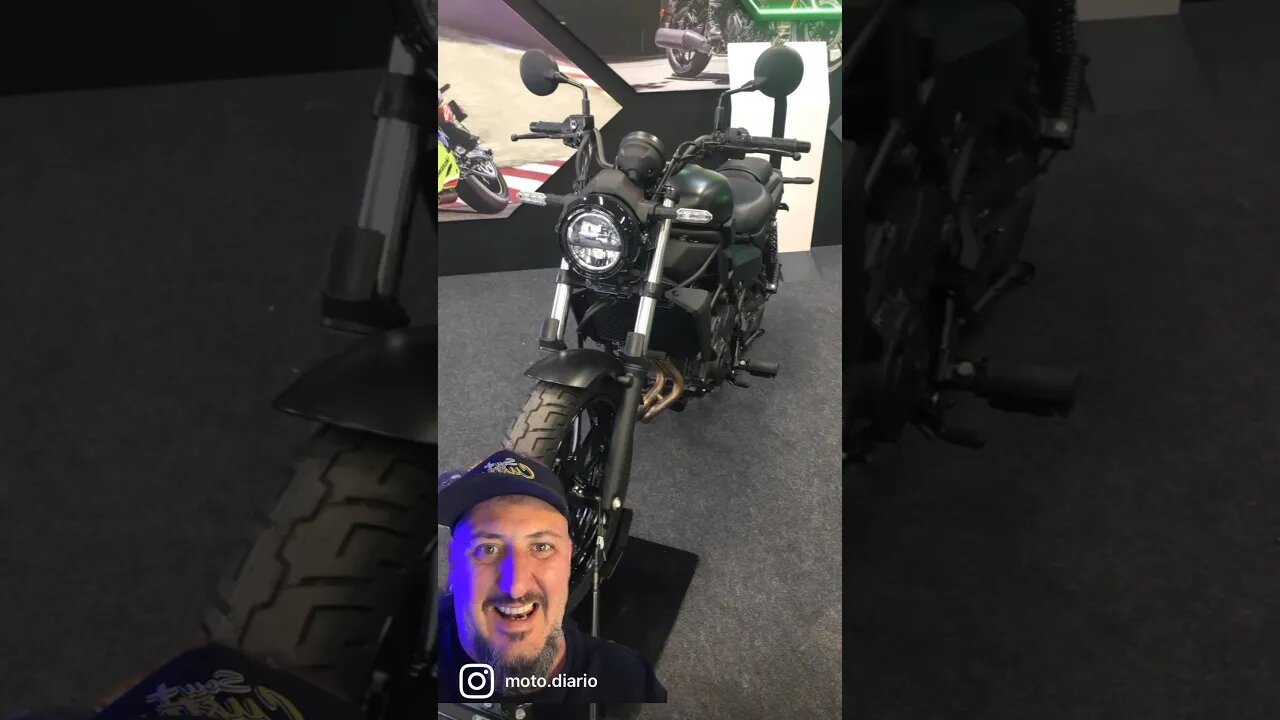 Nova Kawasaki Eliminator imagens ao vivo do Festival de Interlagos, ela está no Brasil